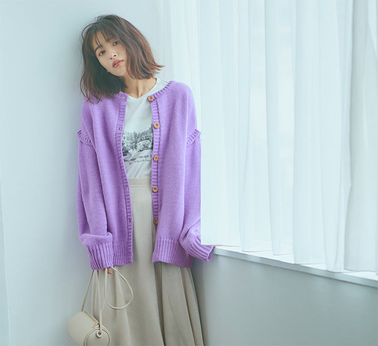 CABaN コットンカシミヤ ドットジャカードパンツ 近藤千尋着用 レディース