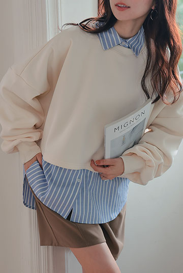 裏ボアスウェット2タイプトップス