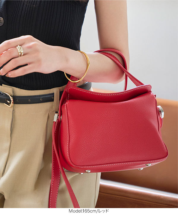 スクエアミニバッグ [B1628] - レディースファッション通販 神戸レタス