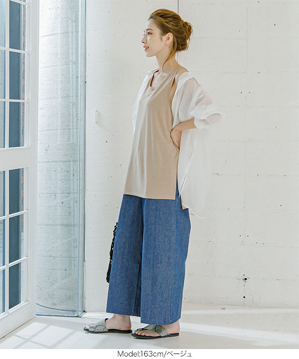 スリットタンクトップ WALLA SPORT タンクトップ SOLID TANK TOP / ソリッド メンズ