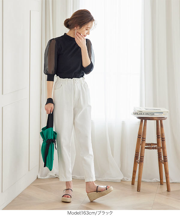 トップス HS1159 シアースリーブトップス [C5419] - レディースファッション通販