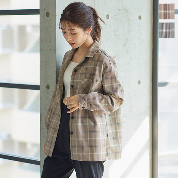 AURALEE チェック柄 長袖ジャケット タピオカの次にくるのは、“もちぷる”のブルゾンらしいよ。｜TOKYOlife