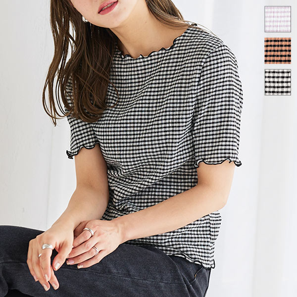美品　sunshine+cloud プルオーバーシャツ　ギンガムチェック　3 美品 sunshine+cloud プルオーバーシャツ ギンガムチェック 3 美