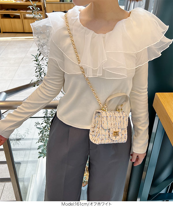 【フリルが可愛い♡】CHANEL トップス フリル CHANEL(シャネル) トップス(レディース) - 海外通販のBUYMA