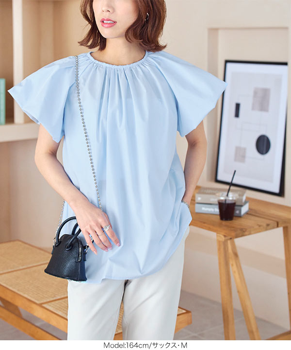 バルーンスリーブブラウス [C6750] - レディースファッション通販 神戸