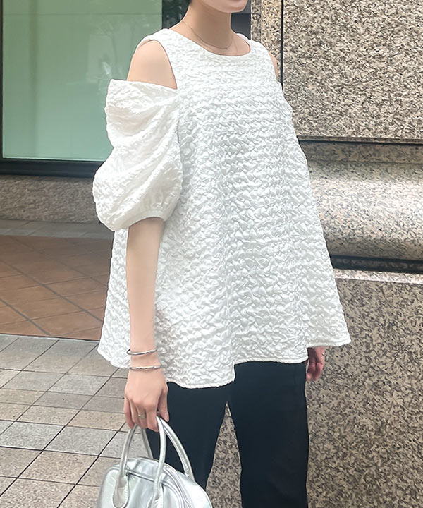 オフショルジャガードトップス c7235.jpg