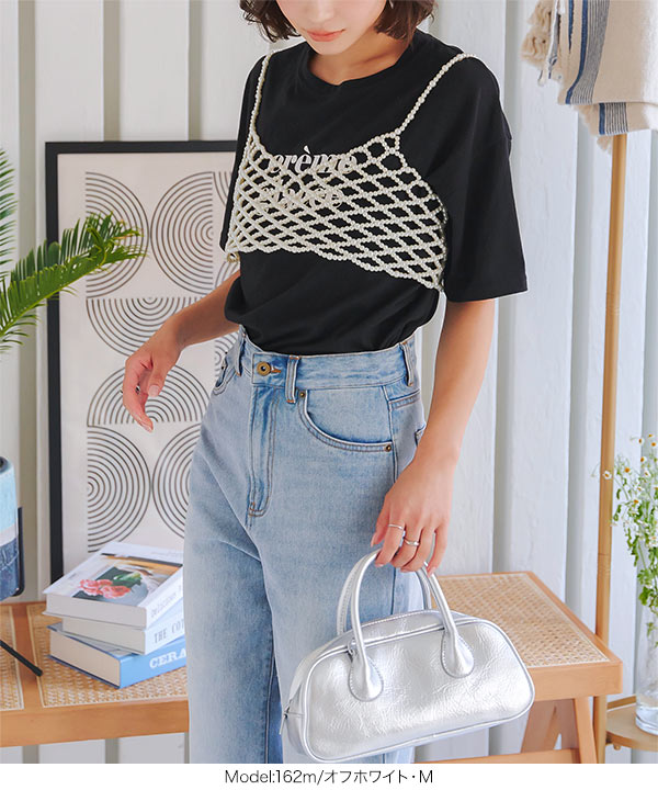 パールメッシュビスチェ [C7266] - レディースファッション通販 神戸