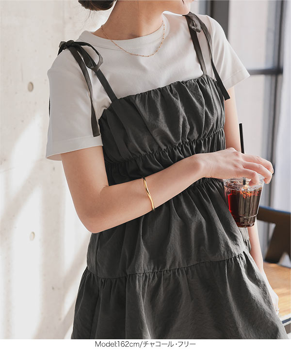 ギャザーキャミチュニック [C7390] | SALE!! - レディース