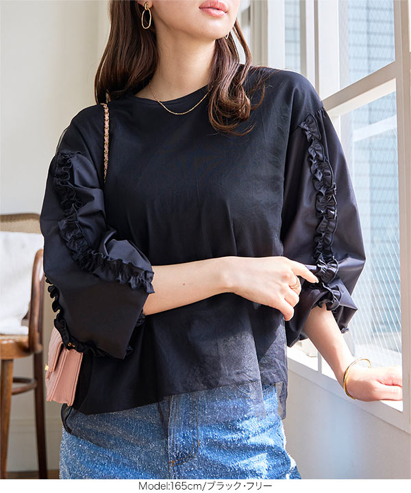 フリル付きチュールトップス グリーン フリル付きチュールトップス グリーン 楽天市場】チュール