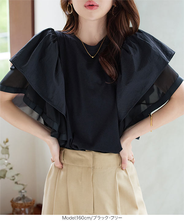 tシャツ シアーティアードスリーブ半袖Tシャツ レディース adidas/アディダス SHEER 3STRIPES TEE/アディカラー シアー