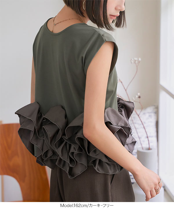 トップス kurobee Detachable Embroidery Cuff Knitted Top - black - Mame Kurogouchi