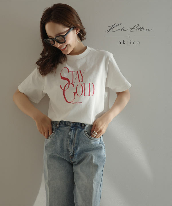 田中亜希子さんコラボ ]アソートヴィンテージライクロゴTシャツ [C7717