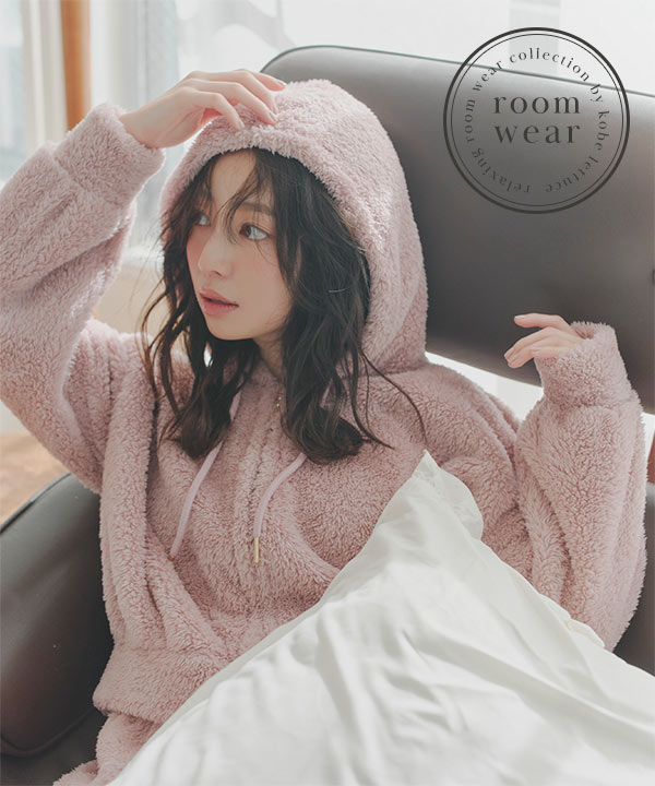 ルームウェア ] ボアショートパーカー [C7733]| 秘密のSALE☆ 1/29(木