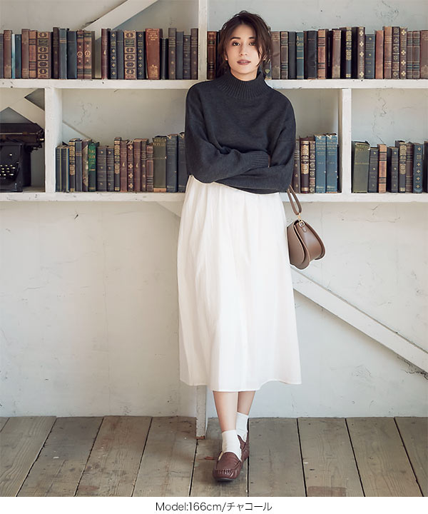 2点セット ]ショートニット×キャミワンピース [E2449] - レディース