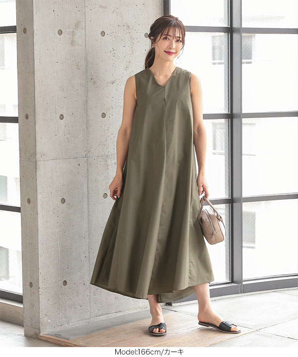 週末限定お値下げ中Theory luxe スリーブレスAラインワンピース Theory luxe｜ラグランスリーブIラインワンピース