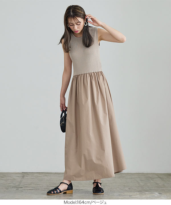 VivienneWestwood　異素材ドッキングワンピース e3079_i4.jpg