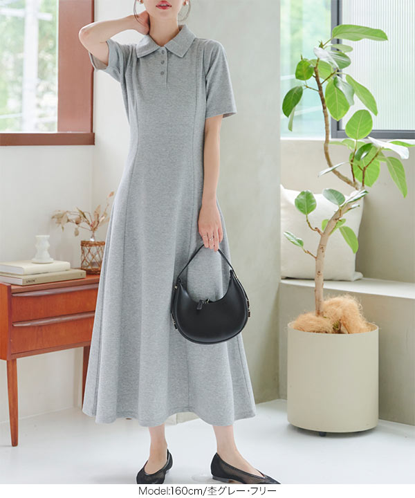 ピ4741●ヴィンテージ●CHOICE●ポロシャツワンピース●サイズ3● e3429_i5.jpg