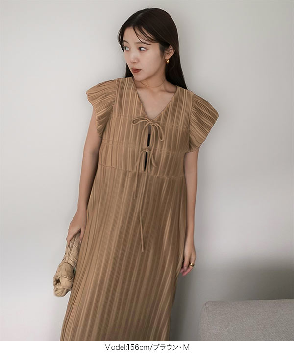 YUI MATSUDA ユイマツダ ワンピース　F C2 KOBE LETTUCE ワンピース 「 yuiさんコラボ 」前後2wayプリーツ