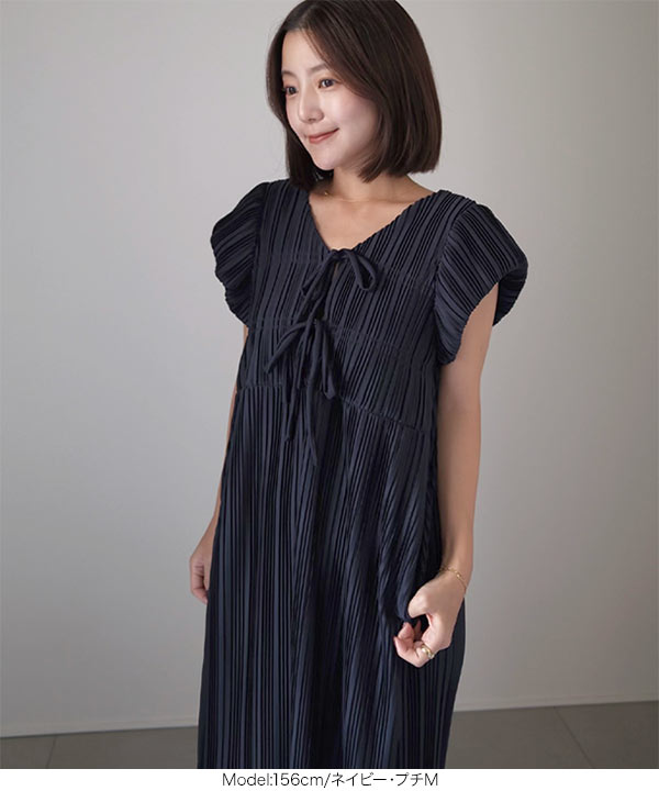 yuiさんコラボ ]前後2wayプリーツワンピース [E3469]の商品レビュー
