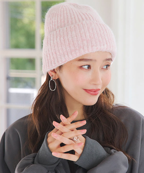 新品❣️Rosy Monster アイボリー ニット帽 もっちりリブニット帽 [J1188] - レディースファッション通販 神戸