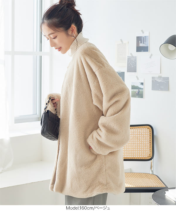ロイヤルファー☆ファーコート☆フリル付き☆レース☆ノーカラー☆ブラック 楽天市場】【5%offクーポン】KOPENHAGEN FUR ミンク ノーカラー
