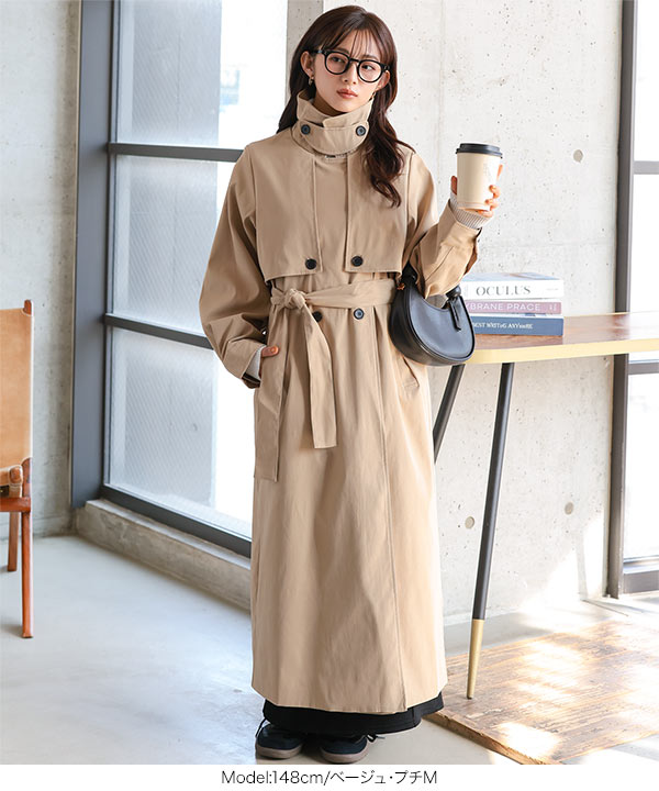 Petitle / プチレ ] ロングトレンチコート [K1288]の商品レビュー一覧