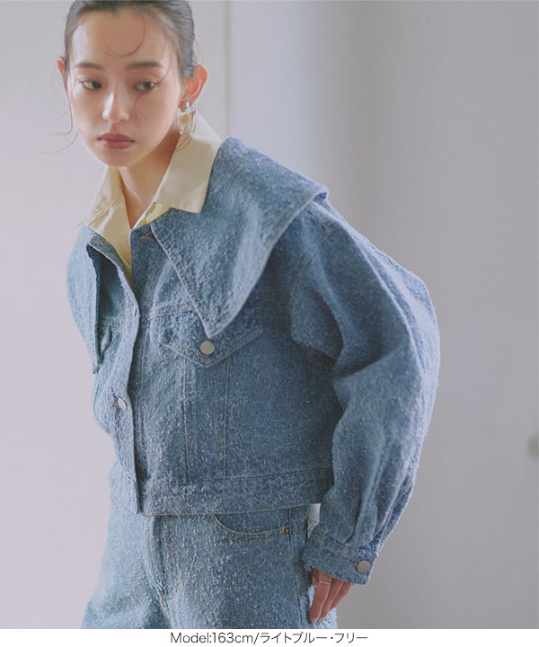 RADIATE ツイードドッキングデニムジャケット 9号 RADIATE ツイードドッキングデニムジャケット 9号 - メルカリ