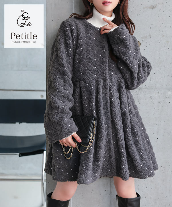 Petitle / プチレ ] ボリュームペプラムコート [K1418] - レディース