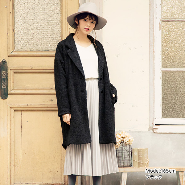 ボアチェスターコート [K785] - レディースファッション通販 神戸