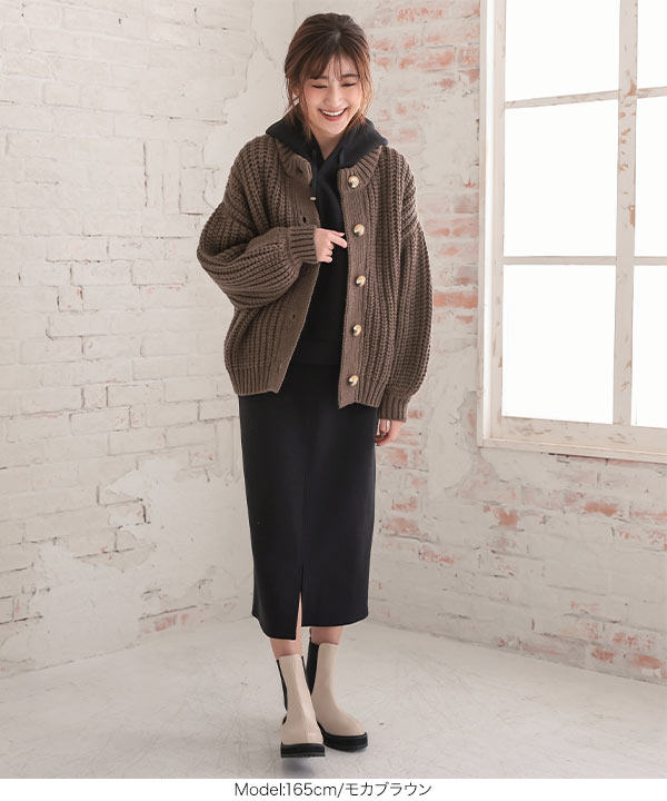 ハンドタッチニットカーディガン[K965] - レディースファッション通販
