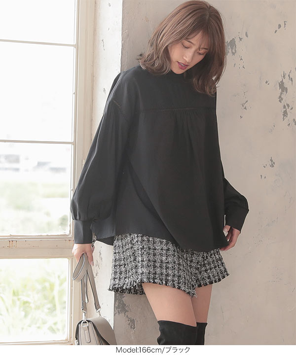 Rene  34 新品　未使用　ツイード　キュロット　ショートパンツ　パンツ Rene 34 新品 未使用 ツイード キュロット ショートパンツ
