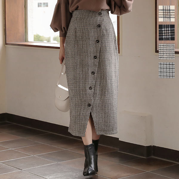 フロントスリットタイトスカート [M2682] - レディースファッション通販 神戸レタス【公式サイト】
