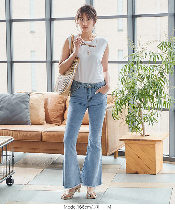 足元チュールレース フリンジ デニムジーンズ 他と被らない！ 楽天市場】【1点40%OFF2点50%OFF】 【高評価】デニムパンツ