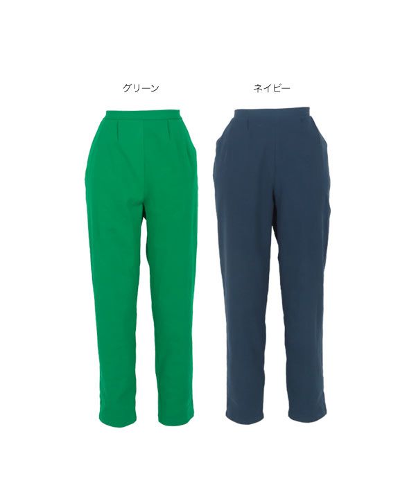 ストレッチリネンタッチコットンテーパードパンツ [M3905