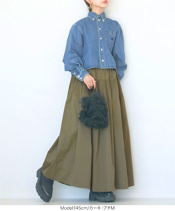 ついに再入荷！ woadblue 田中亜希子さんコラボ プリーツスカート