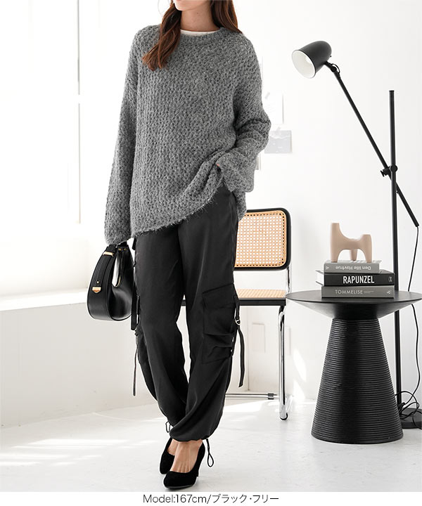 Audie a Muses ドロスト サテン カーゴパンツ オーディア ミューズ Audie a Muses サテンカーゴパンツ