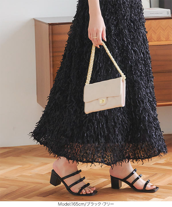 フリンジスカート [M4056] - レディースファッション通販 神戸レタス