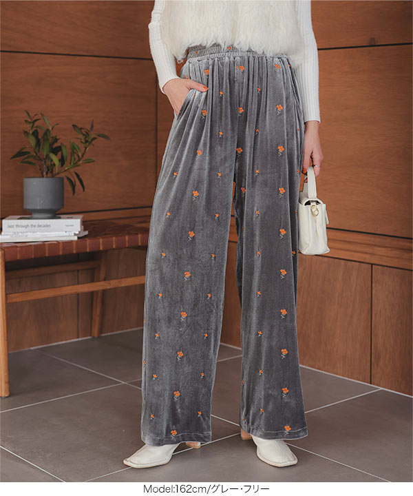 ⭕️アルベロベロ ALBEROBELLO パンツ ぶたさん 風神雷神 刺繍 アルベロベロ ALBEROBELL パンツ スパッツ 動物 刺しゅう こげ茶