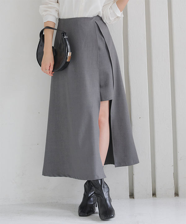 レイヤードスリットスカパン [M4147] | SALE!! - レディース