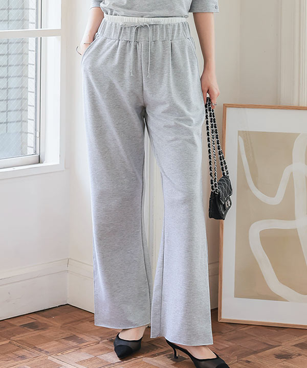 Bibiy.スウェットパンツ ダブルウエストパンツ ワイドパンツ m4220.jpg
