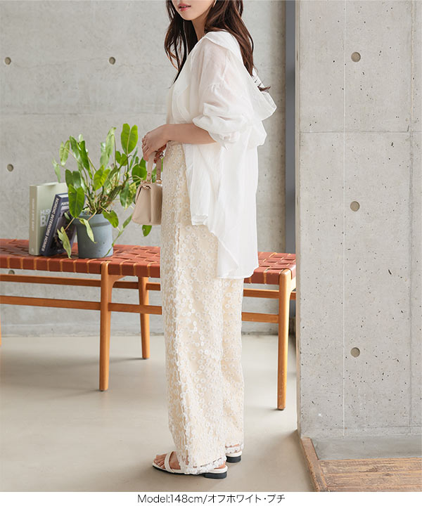 Mewl イージーパンツ M252-33183 フラワー 刺繍 楽天市場】【7/28-9:59迄20％OFFクーポン対象】Mewl ミュール