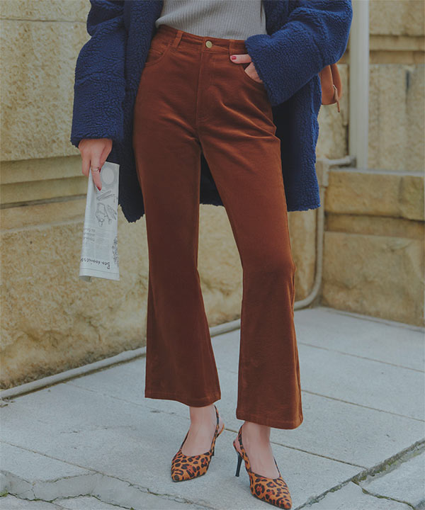 コーデュロイフレアパンツ [M4260] - レディースファッション通販 神戸