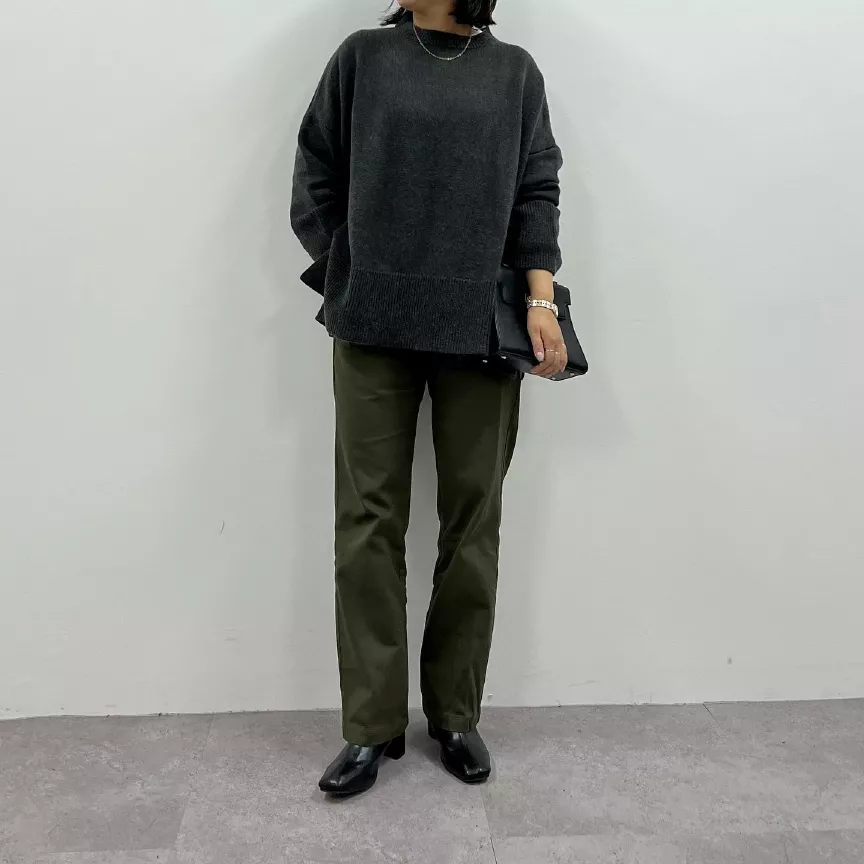 ハイウエストチノパンツ [M3729] - レディースファッション通販
