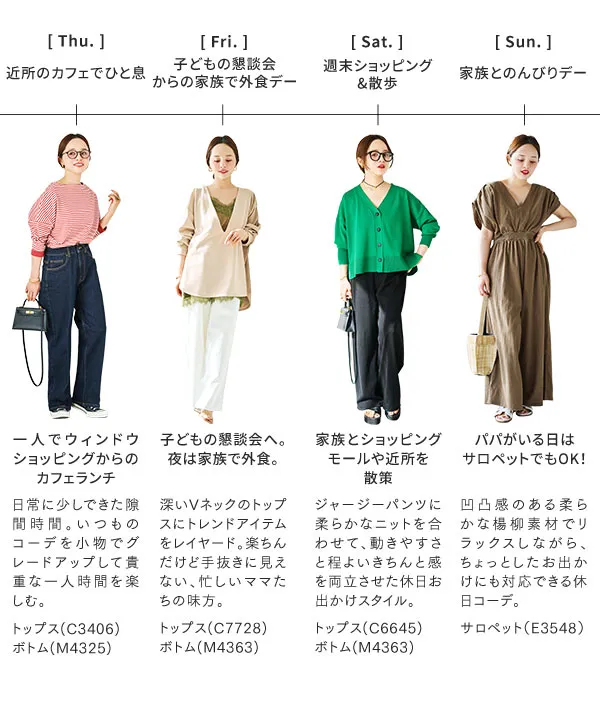 服/ファッション 田中亜希子さんコラボ ] 深Vネックジャージープルオーバー [C7728