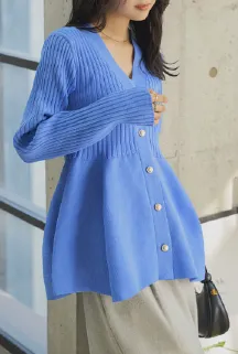 スタイルアップ効果抜群の女性らしいお出かけコーデに◎