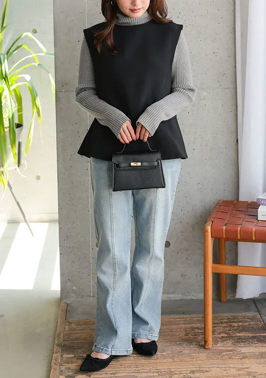 �O���[�̃^�[�g�����u�j�b�g�Ƀu���b�N�̃W���ƃf�j���p���c���R�[�f�B�l�[�g���������̉摜