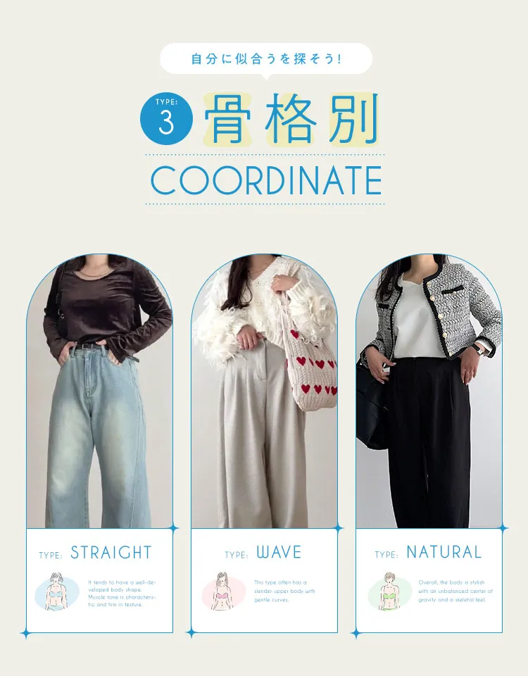 骨格別コーディネート