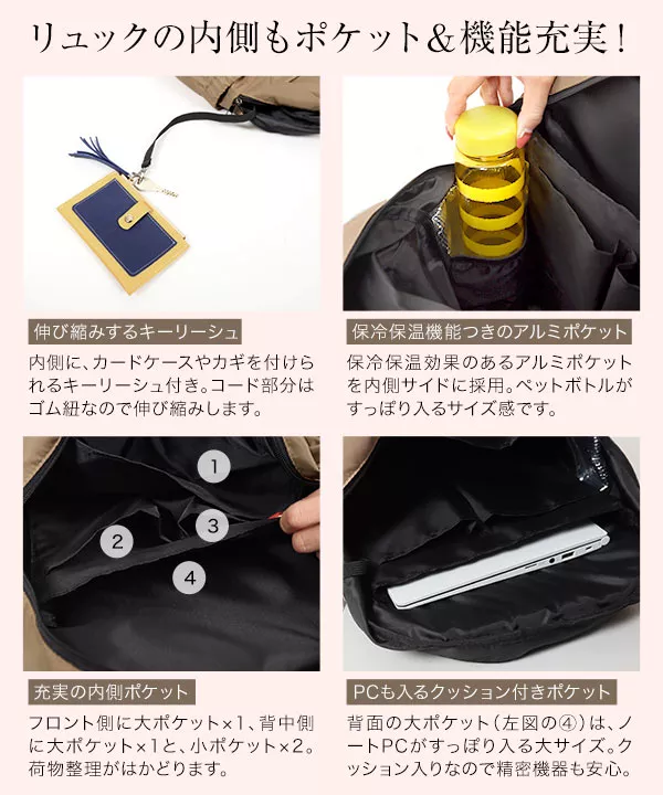 ママタスコラボ ] マザーズリュック [B140D] - レディースファッション