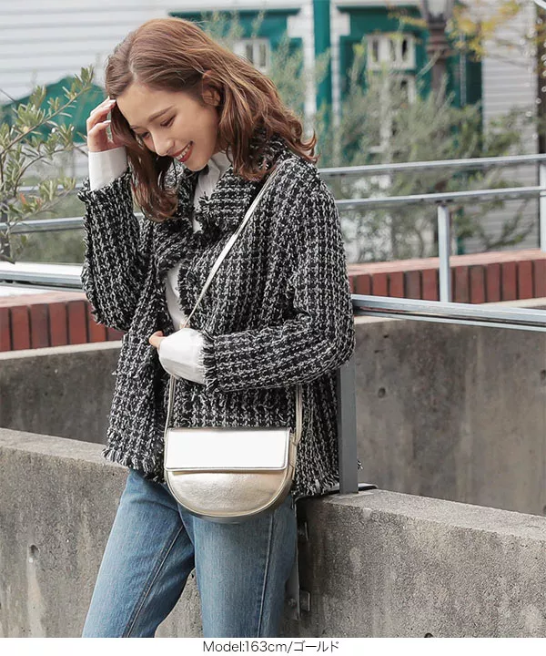 半月ショルダーバッグ [B1325] - レディースファッション通販 神戸