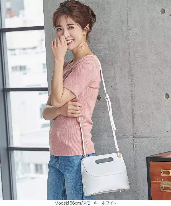 くりぬきハンドルバッグ [B1351] - レディースファッション通販 神戸